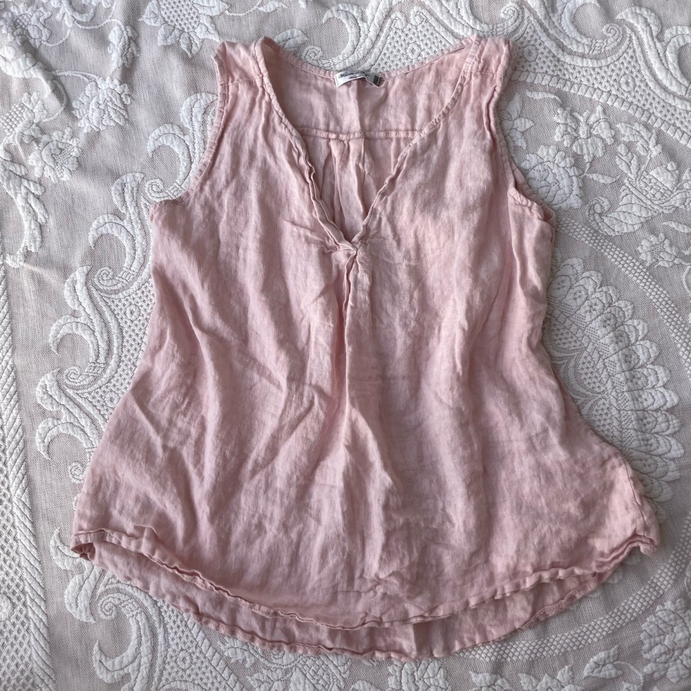 Pink Sleeveless Tank Top